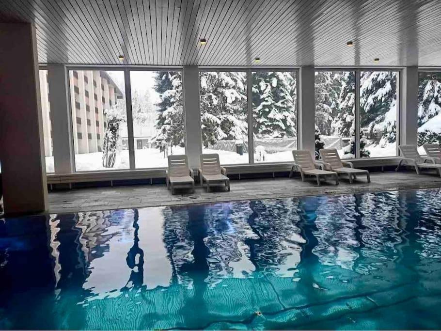 Modern Laax Apt, Swimming Pools, Wellness & Tennis Exterior photo